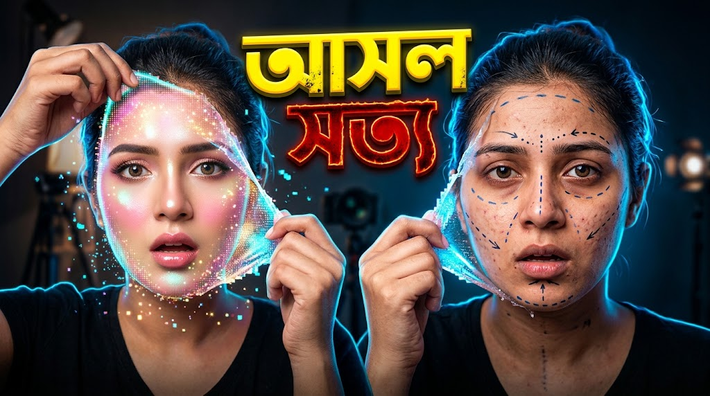 সোশ্যাল মিডিয়ার ভুয়ো সৌন্দর্য ও অন্ধকার বাস্তবতা: কৃত্রিম ফিল্টার, মানসিক বিষাদ ও শারীরিক বিপর্যয়ের পূর্ণাঙ্গ বিশ্লেষণ